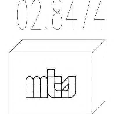 MTS 02.8474 Mounting Kit, silencer